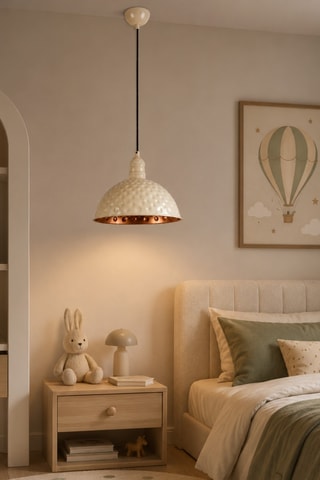 Lampadario Echo - Beige - 40 W