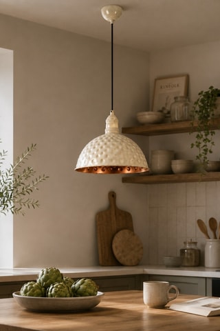 Lampadario Echo - Beige - 40 W