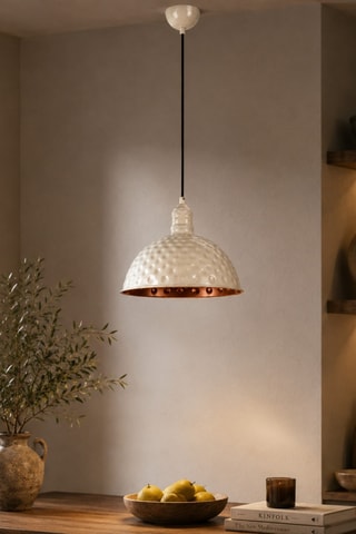 Lampadario Echo - Beige - 40 W