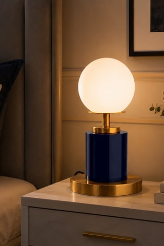 Lampada da tavolo Moira - Navy - 40 W