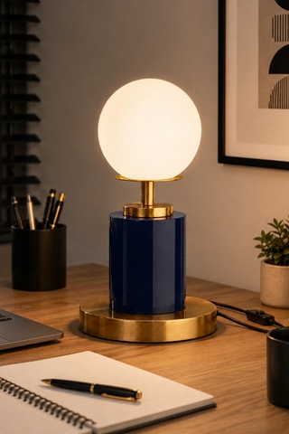 Lampada da tavolo Moira - Navy - 40 W