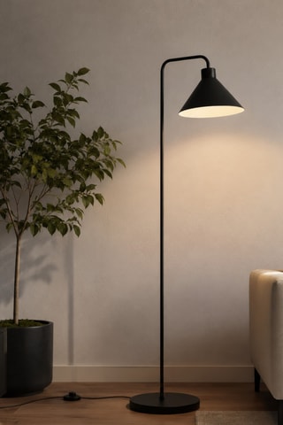 Lampada da terra Cone - Nero - 40 W