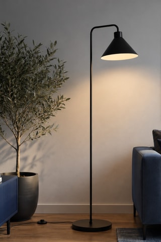 Lampada da terra Cone - Nero - 40 W
