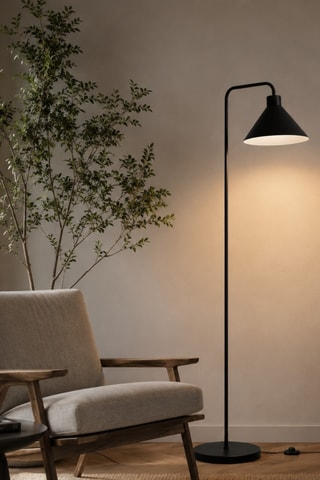 Lampada da terra Cone - Nero - 40 W