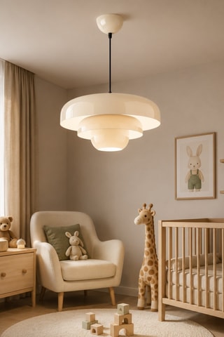 Lampadario Layer - Beige - 40 W