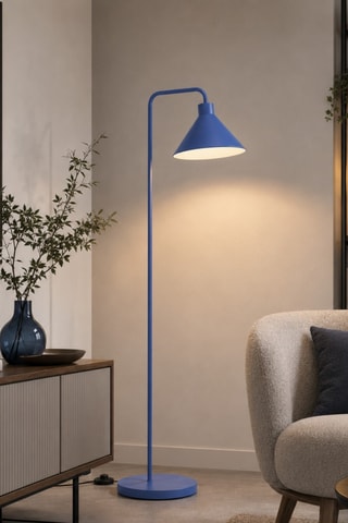 Lampada da terra Cone - Blu - 40 W
