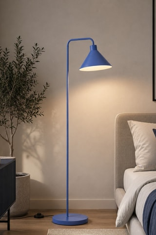 Lampada da terra Cone - Blu - 40 W