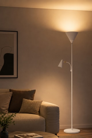 Lampadaire As - Blanc - 40 W