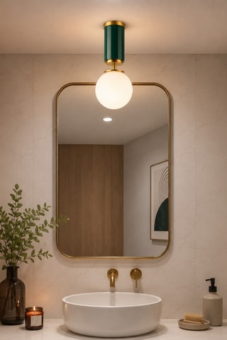 Plafoniera Moira - Verde - 40 W