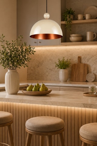 Lampadario Bubble - Beige - 40 W