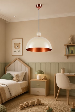 Lampadario Bubble - Beige - 40 W