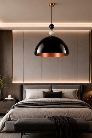 Lampadario Bubble - Nero - 40 W