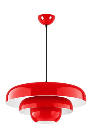 Lampadario Layer - Rosso - 40 W