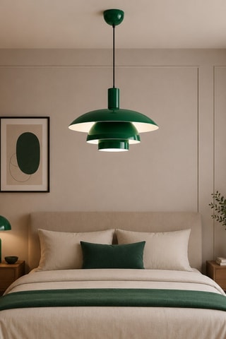 Lampadario Layer - Verde - 40 W