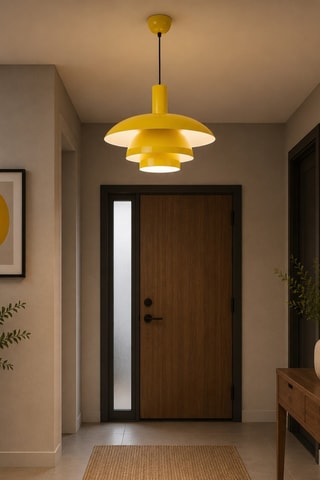 Lampadario Layer - Giallo - 40 W
