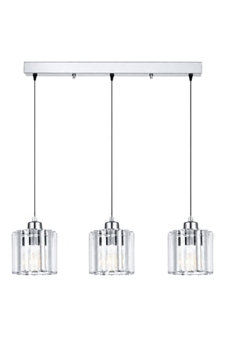 Lampadario Yakops - Argentato - 3 x 40 W