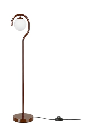 Lampada da terra Gedik - Marrone - 40 W