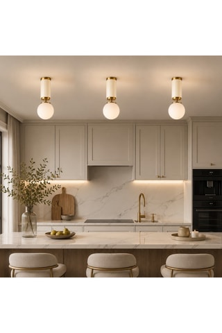 Plafoniera Moira - Beige - 40 W