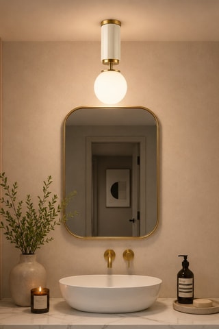 Plafoniera Moira - Beige - 40 W