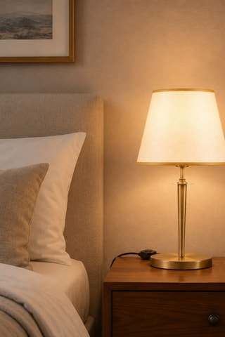 Lampada da tavolo Milano - Beige - 40 W