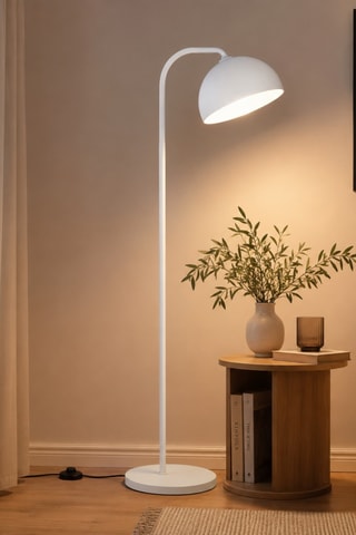 Lampada da terra Yaka - Bianco - 40 W