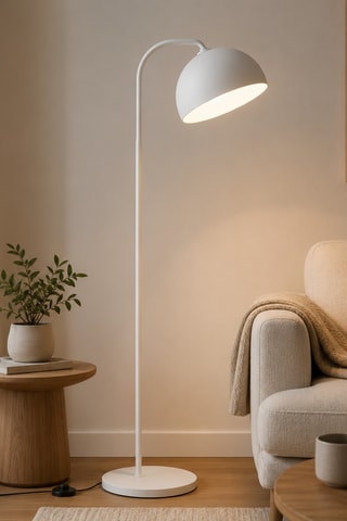 Lampada da terra Yaka - Bianco - 40 W