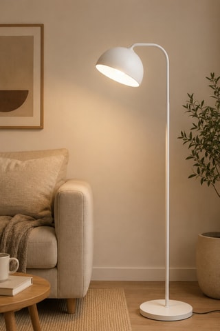 Lampada da terra Yaka - Bianco - 40 W