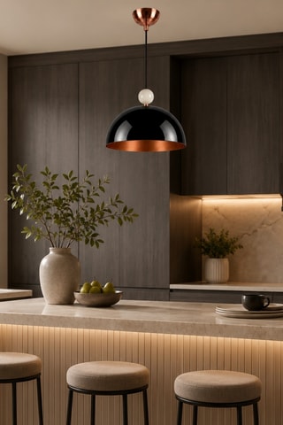 Lampadario Bubble - Nero - 40 W