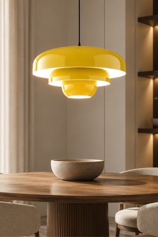 Lampadario Layer - Giallo - 40 W