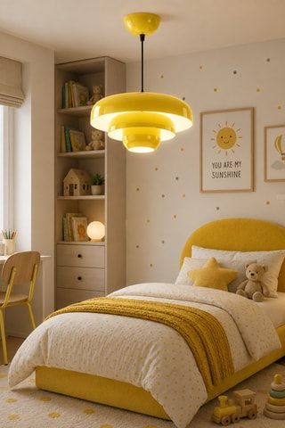 Lampadario Layer - Giallo - 40 W