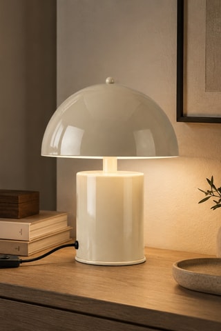 Lampada da tavolo Pera - Beige - 40 W
