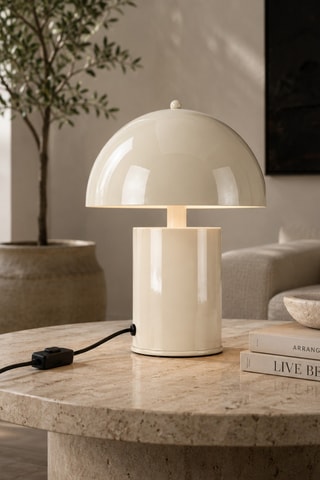 Lampada da tavolo Pera - Beige - 40 W