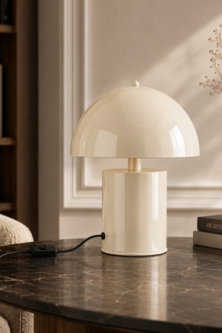 Lampada da tavolo Pera - Beige - 40 W