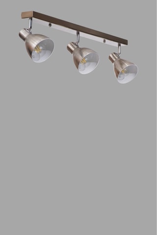 Plafoniera Miora - Grigio - 3 x 40 W