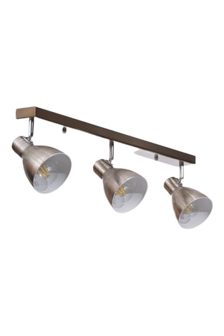 Plafoniera Miora - Grigio - 3 x 40 W