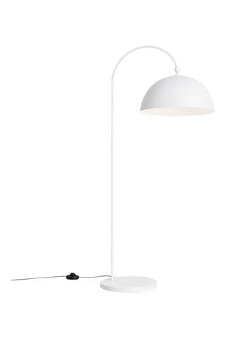 Lampada da terra Derya - Bianco - 40 W