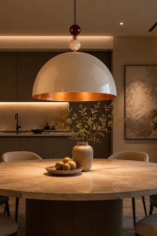 Lampadario Bubble - Beige - 40 W