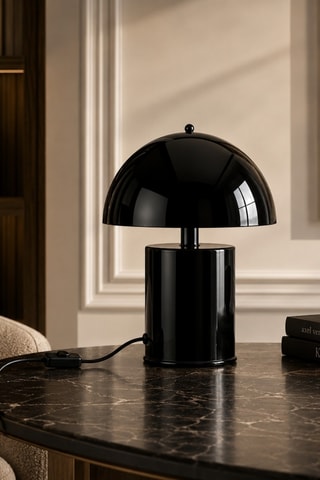 Lampada da tavolo Pera - Nero - 40 W