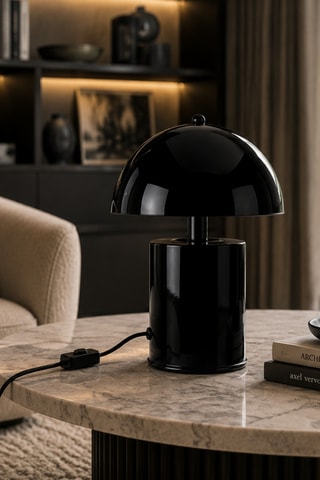 Lampada da tavolo Pera - Nero - 40 W