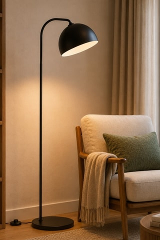 Lampada da terra Yaka - Nero - 40 W