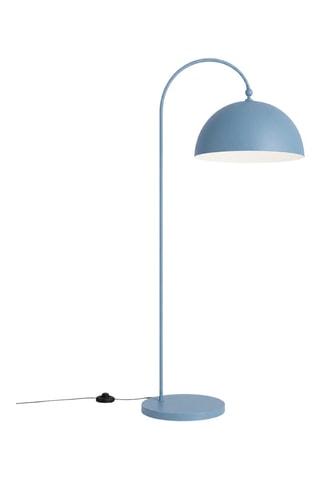 Lampada da terra Derya - Blu - 40 W