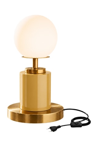 Lampada da tavolo Moira - Giallo e dorato - 40 W