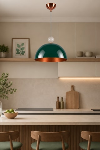Lampadario Bubble - Verde - 40 W