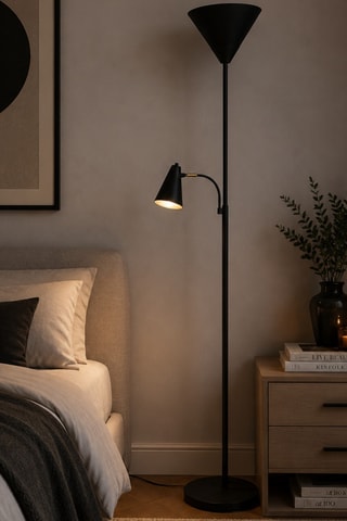 Lampadaire As - Noir - 40 W