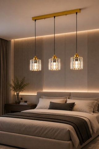Lampadario Yakops - Dorato - 3 x 40 W