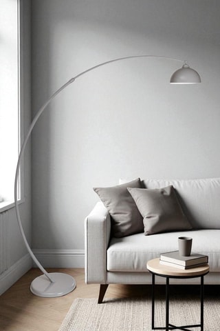 Lampadaire Lunaria - Gris - 40 W