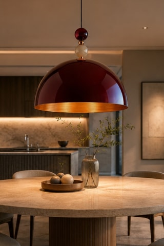 Lampadario Bubble - Bordeaux - 40 W