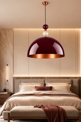 Lampadario Bubble - Bordeaux - 40 W