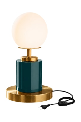 Lampada da tavolo Moira - Verde e dorato - 40 W
