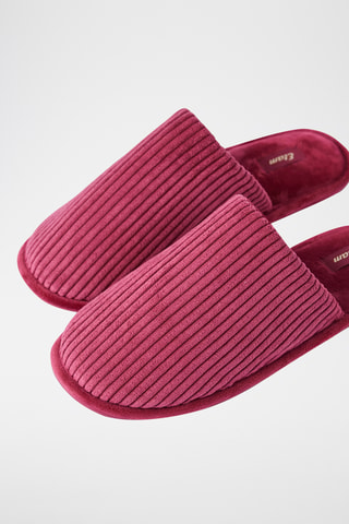 Pantofole in velluto Elyne SPE - Bordeaux